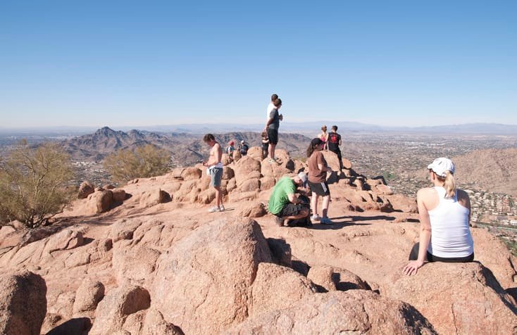 Hiking at Camelback Mountain